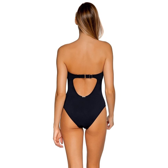 Sunsets Marion Maillot One Piece Women's Swimsuit, Black, Small Fits B to C Cups - Picture 5 of 5